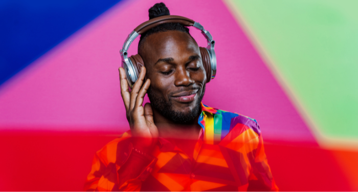 rainbow headphones